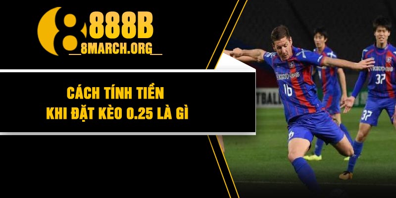 Cách tính tiền khi đặt kèo 0.25 là gì